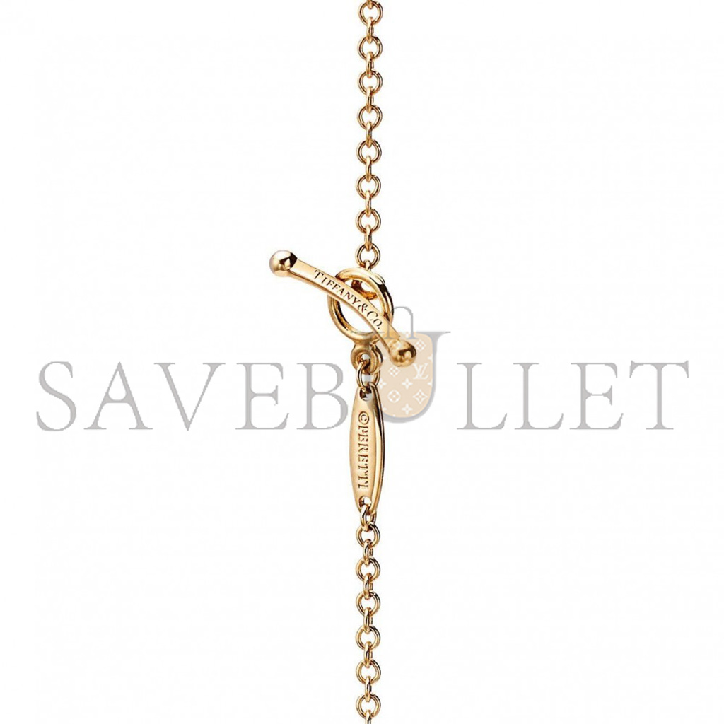 TIFFANY ELSA PERETTI® DIAMONDS BY THE YARD® SPRINKLE NECKLACE IN YELLOW GOLD WITH DIAMONDS 43605878